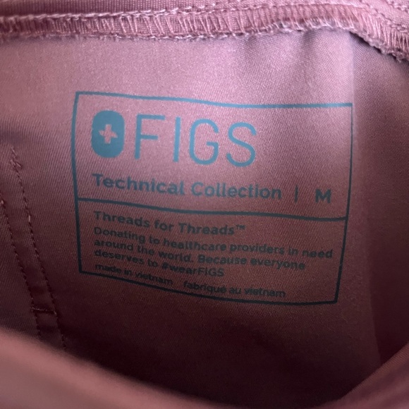 Figs Mauve Zamora Scrub Pants - Picture 3 of 3